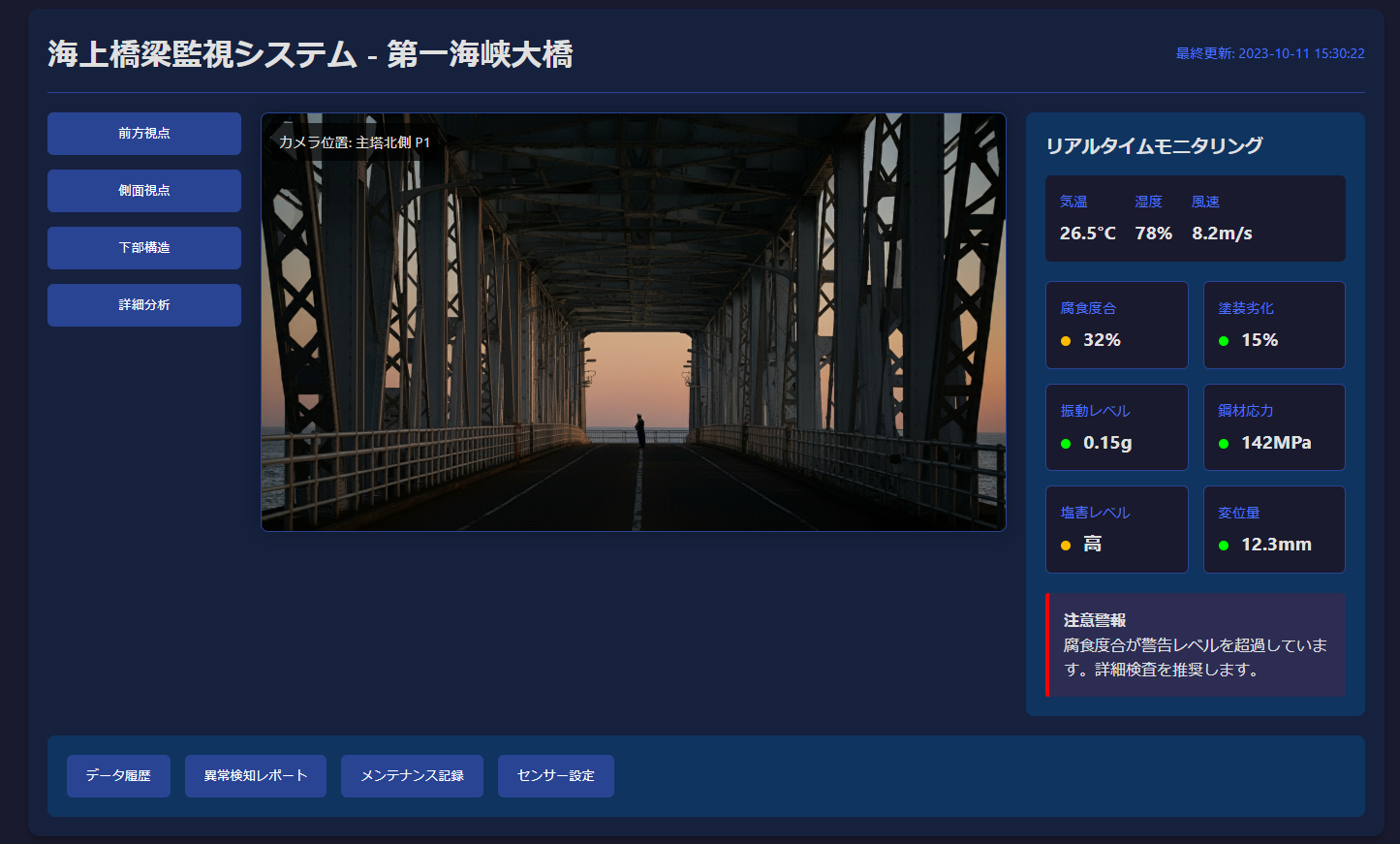 橋脚管理システム